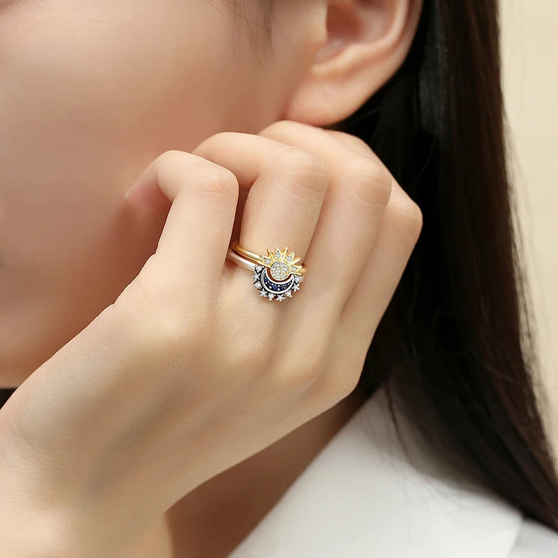 Anillo de Plata 925 con Corazón y Corona