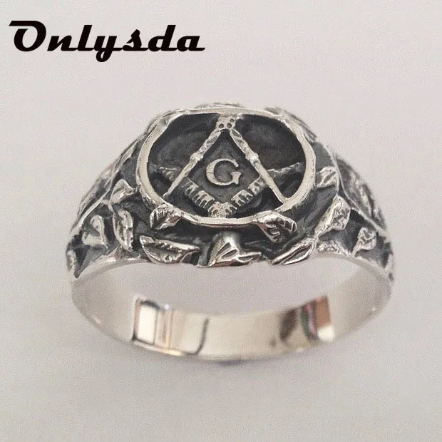 Anillo Masónico de Acero