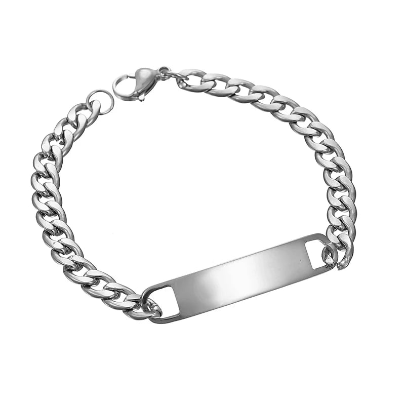 Pulsera Grabada con Nombre y Fecha