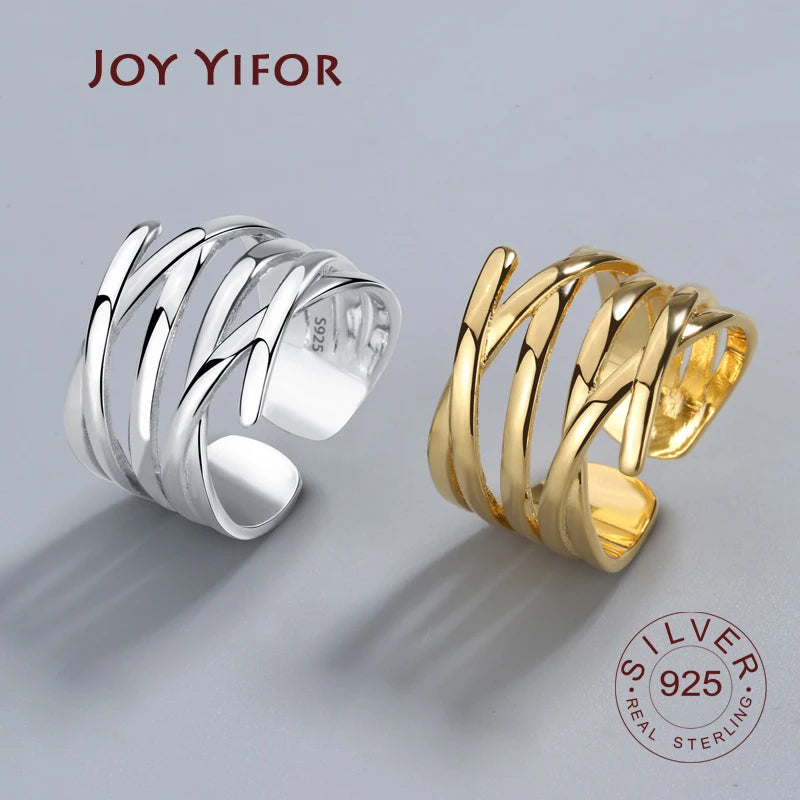 Anillo Dorado de Plata 925 con Circón