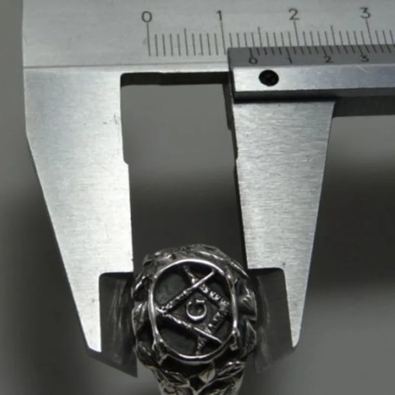 Anillo Masónico de Acero