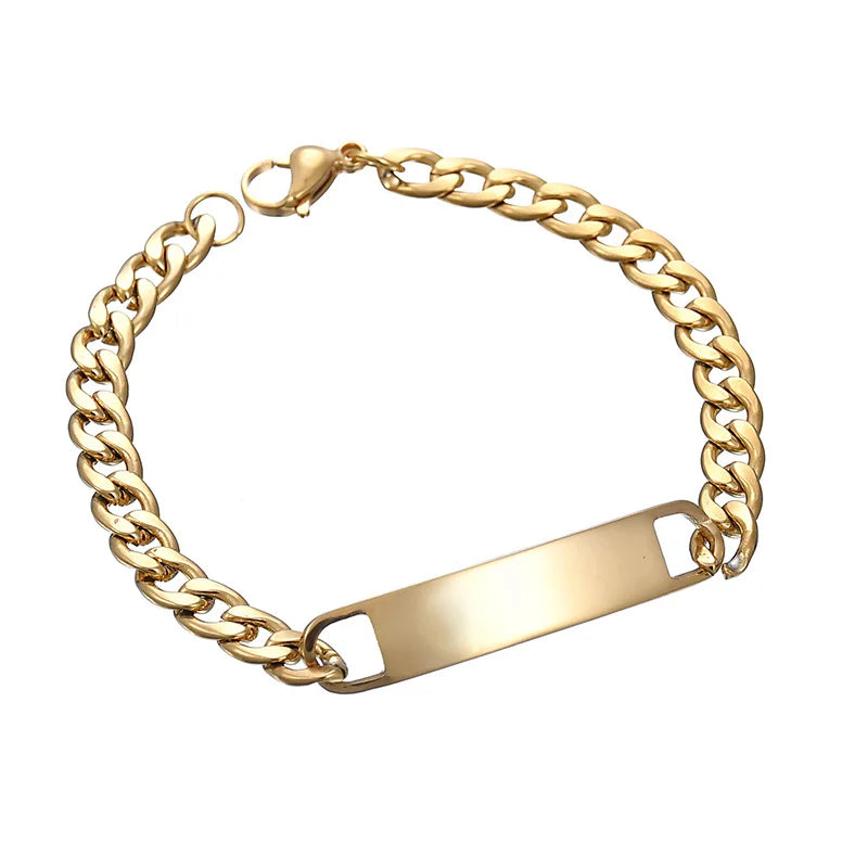 Pulsera Grabada con Nombre y Fecha
