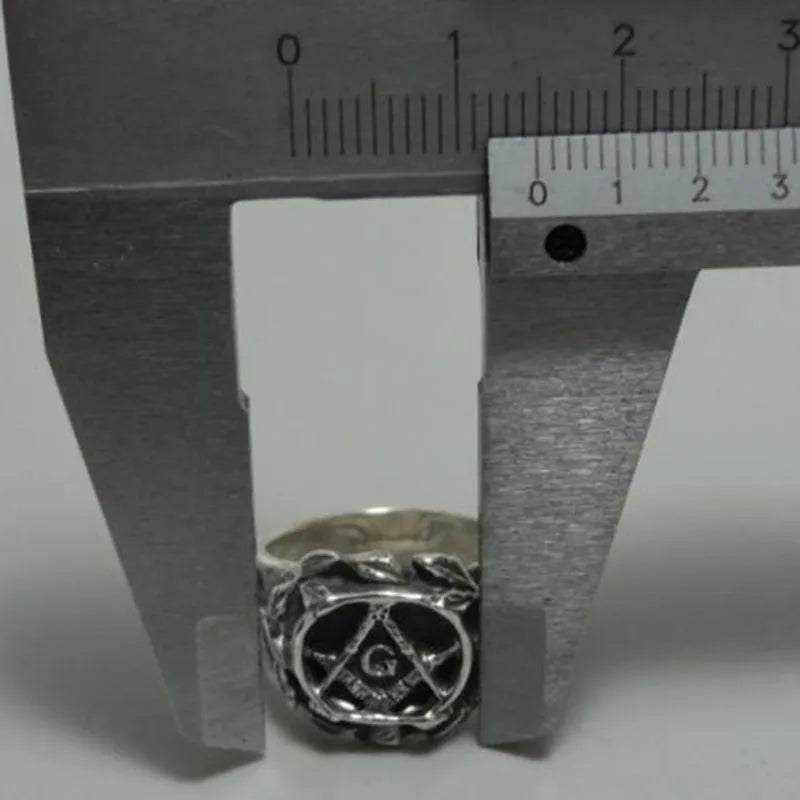 Anillo Masónico de Acero