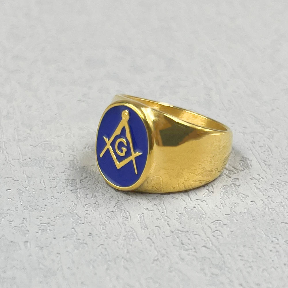 Anillo Masónico de Acero