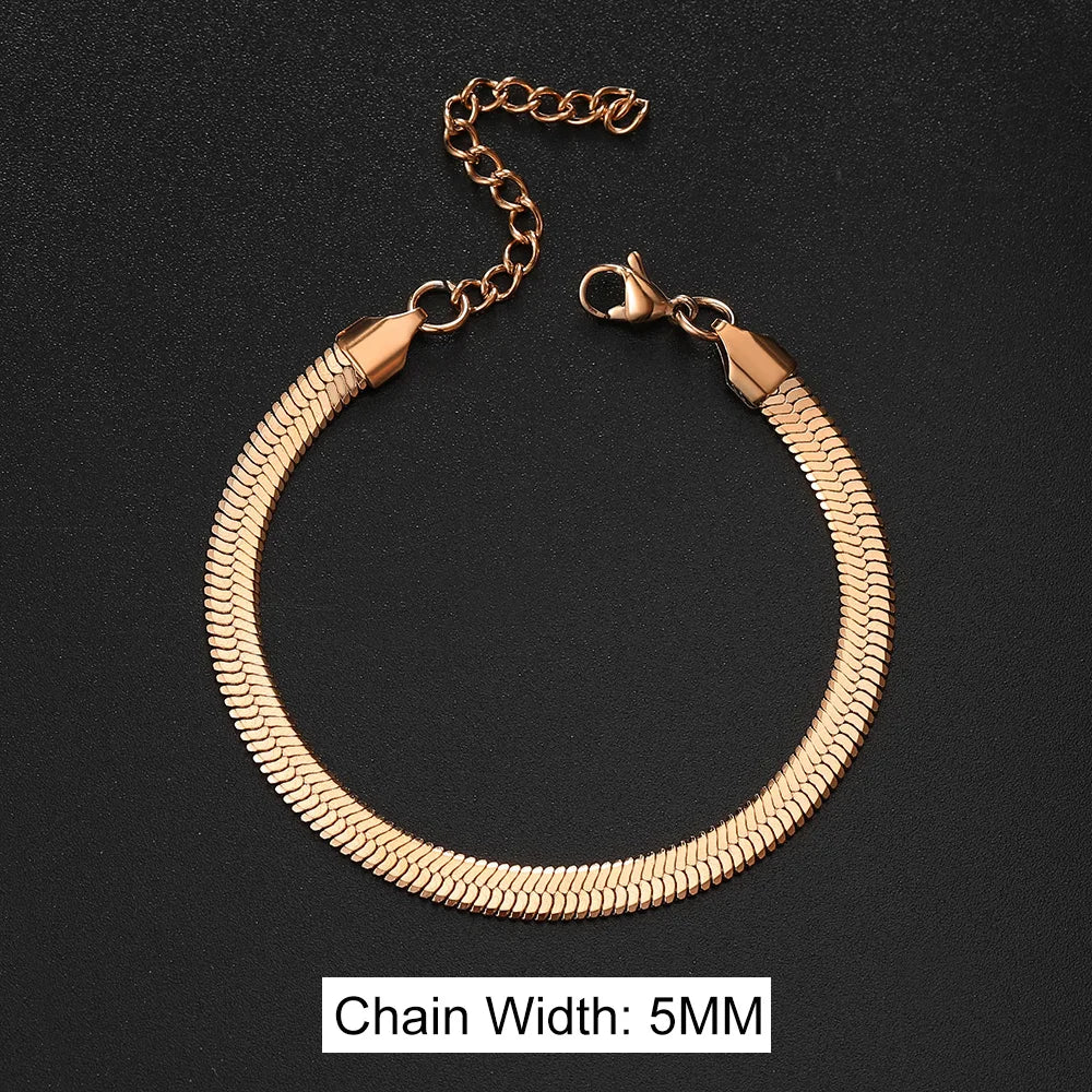 Pulsera Serpiente de Acero con Hoja