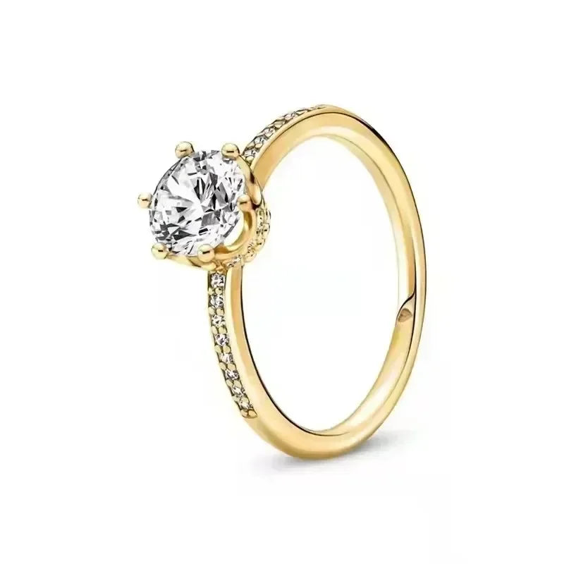Anillo de Plata 925 con Corona de Corazón