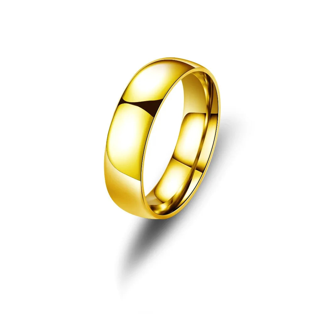 Anillo Negro Mate de Acero