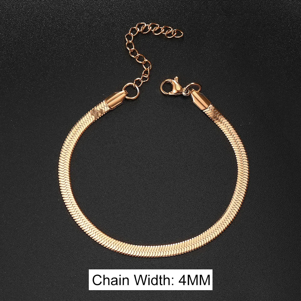 Pulsera Serpiente de Acero con Hoja