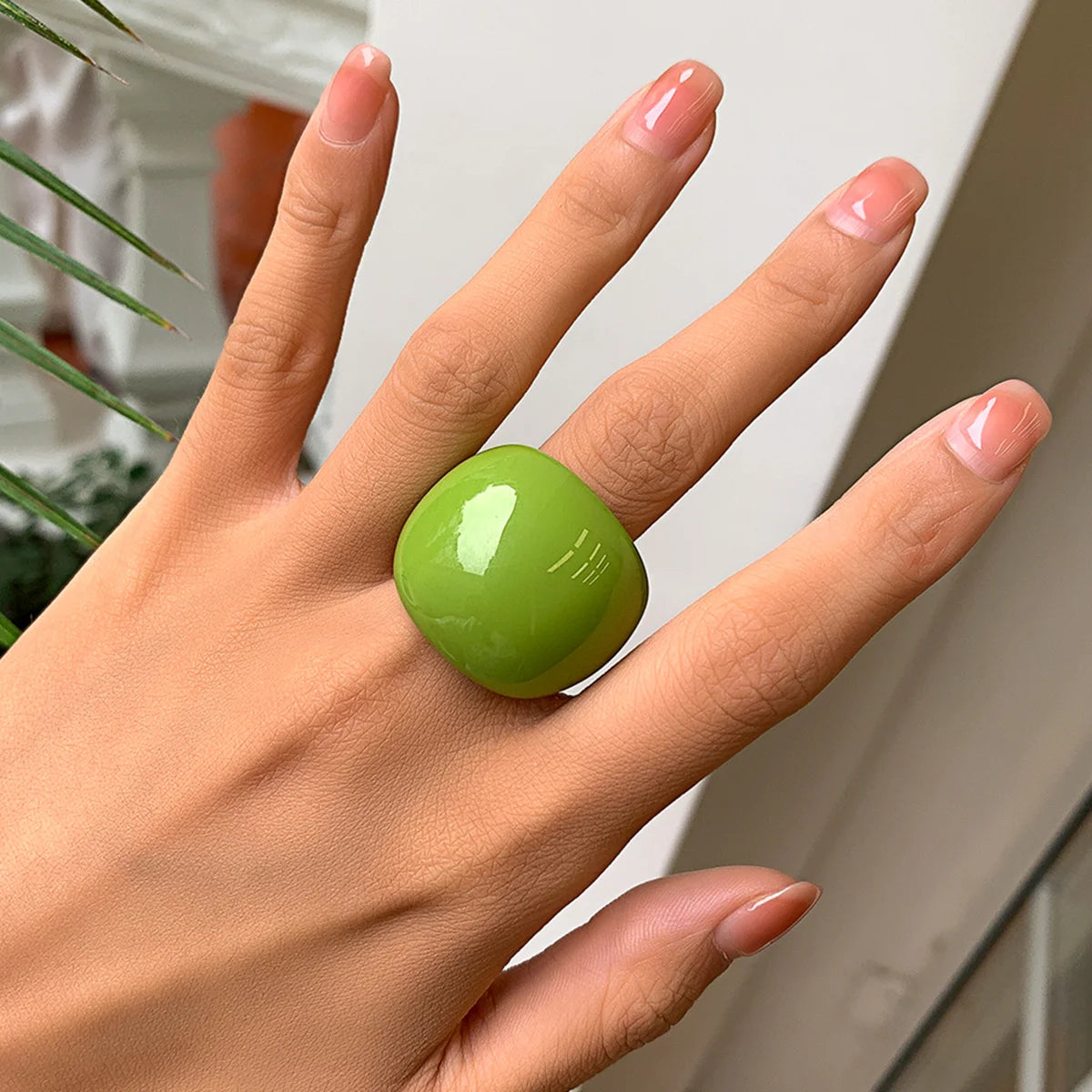 Anillo Brutalista Geométrico