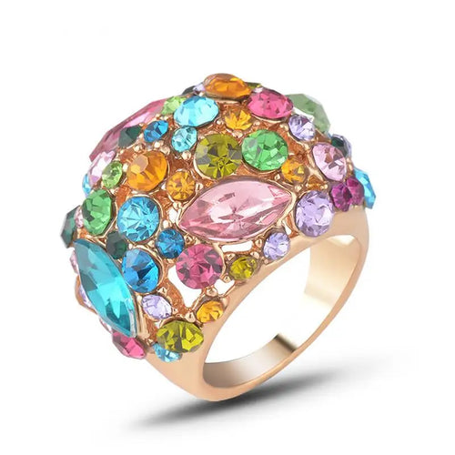 Anillo Brutalista Geométrico