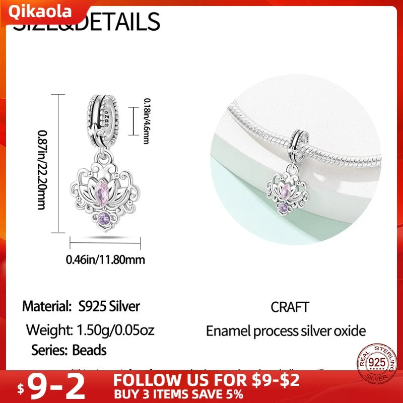 Charm de Plata 925 con Flor Guardiana