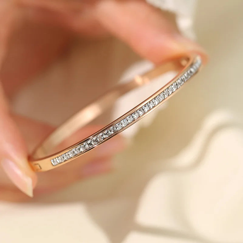 Pulsera de Acero con Circonitas