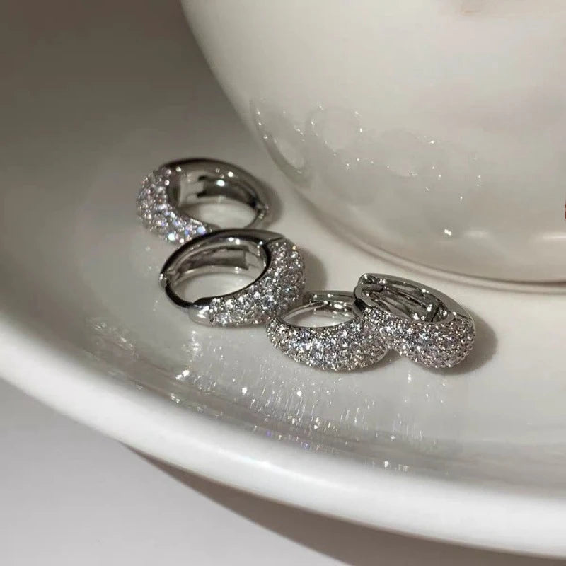 Pendientes de Plata 925 con Circonitas