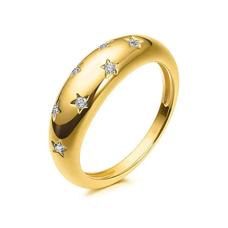 Anillo Brutalista Geométrico