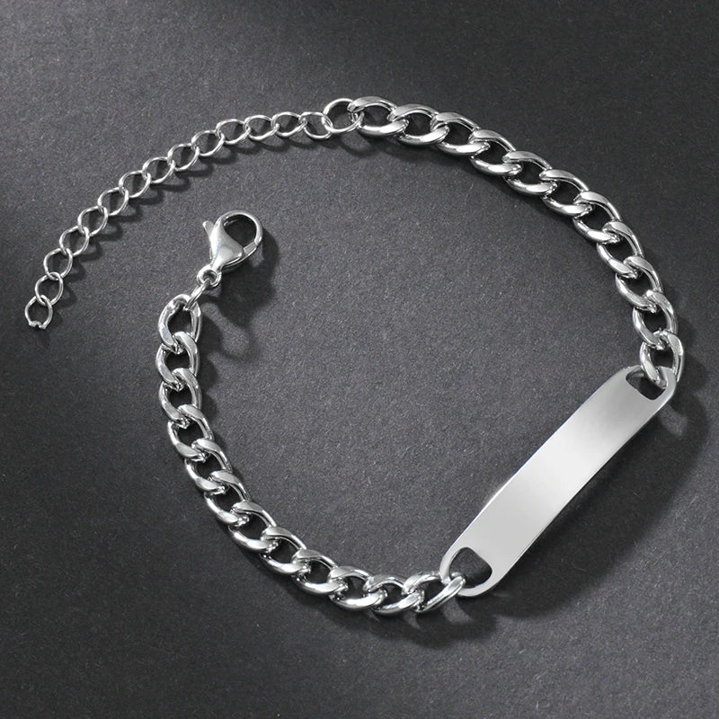 Pulsera Grabada con Nombre y Fecha