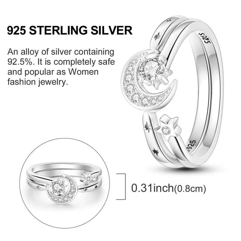 Anillo de Plata 925 con Circonitas