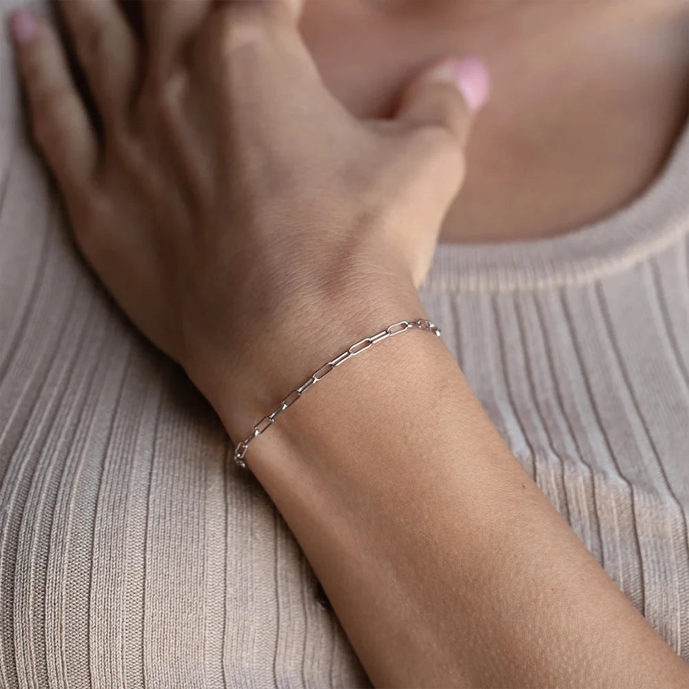 Pulsera Minimalista de Cadena de Acero