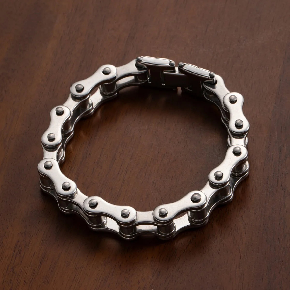 Pulsera Punk Motera de Acero