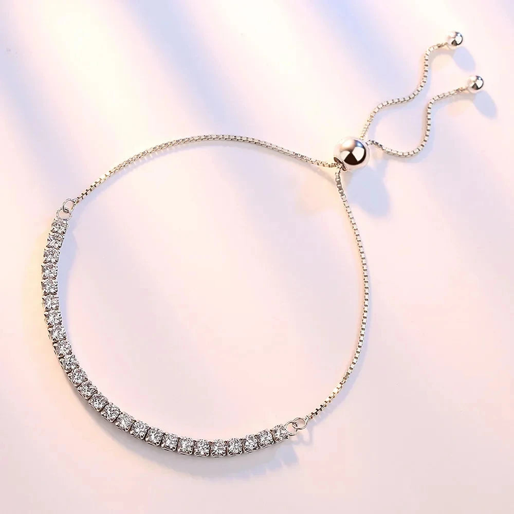 Pulsera Tennis de Plata 925 con Circonitas