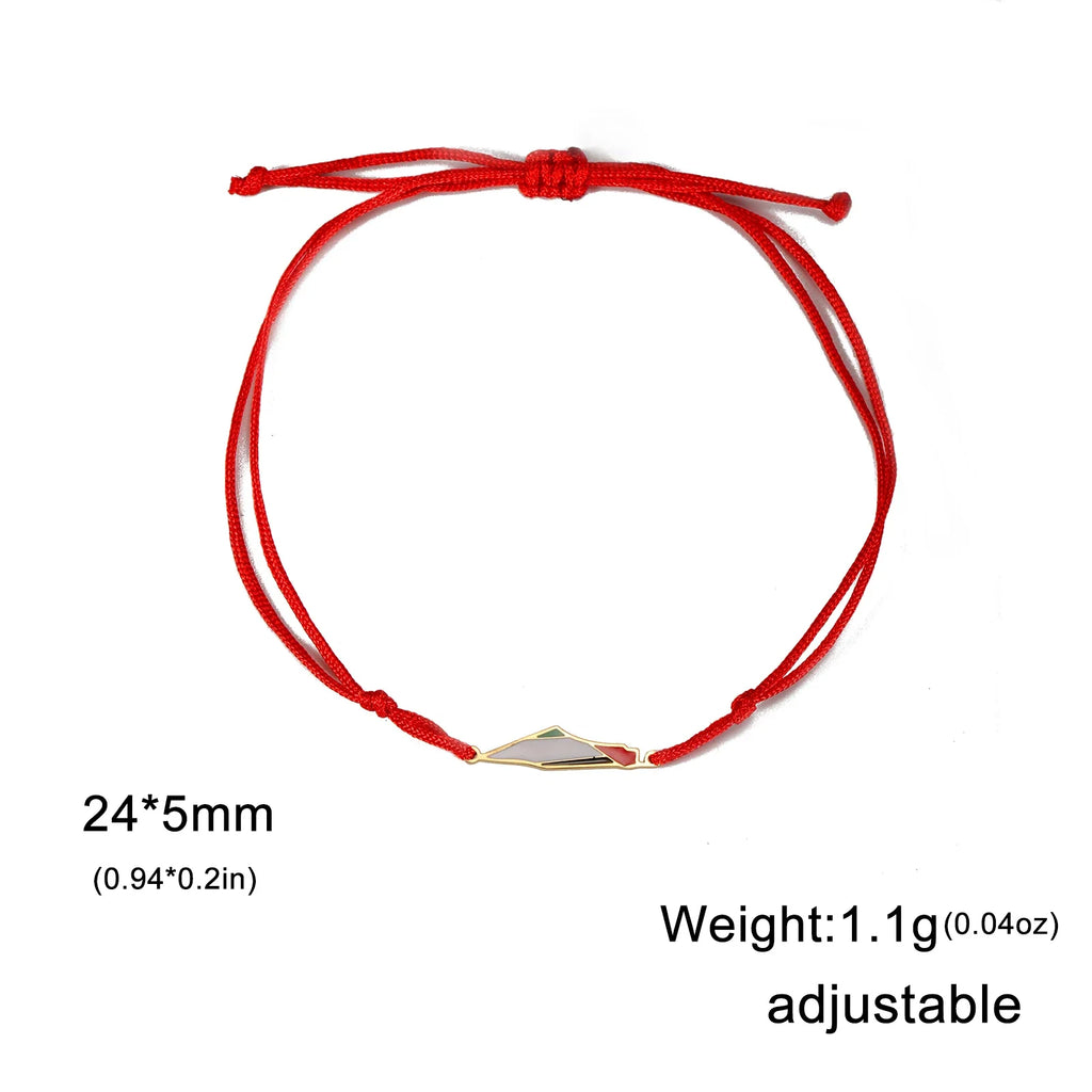Pulsera Doble de Acero con Mapa de Palestina