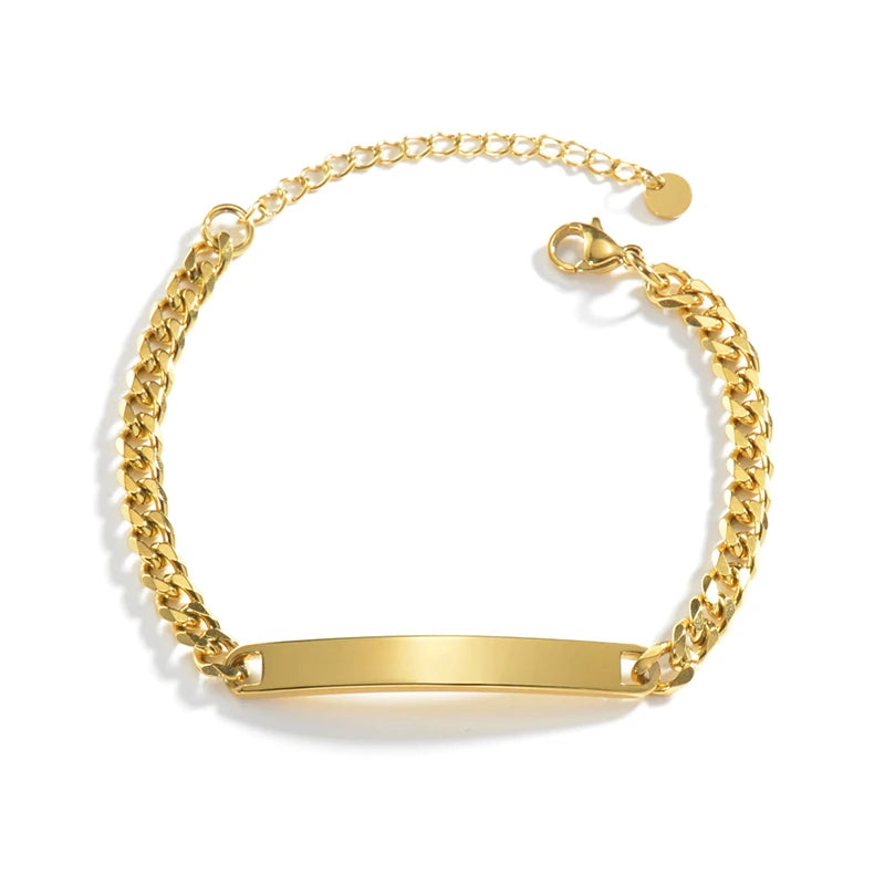 Pulsera Grabada con Nombre y Fecha