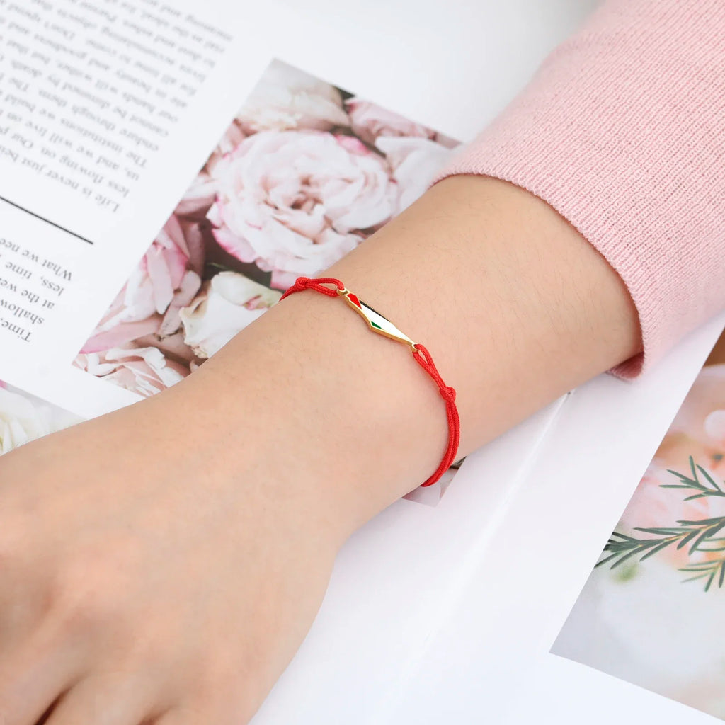 Pulsera Doble de Acero con Mapa de Palestina
