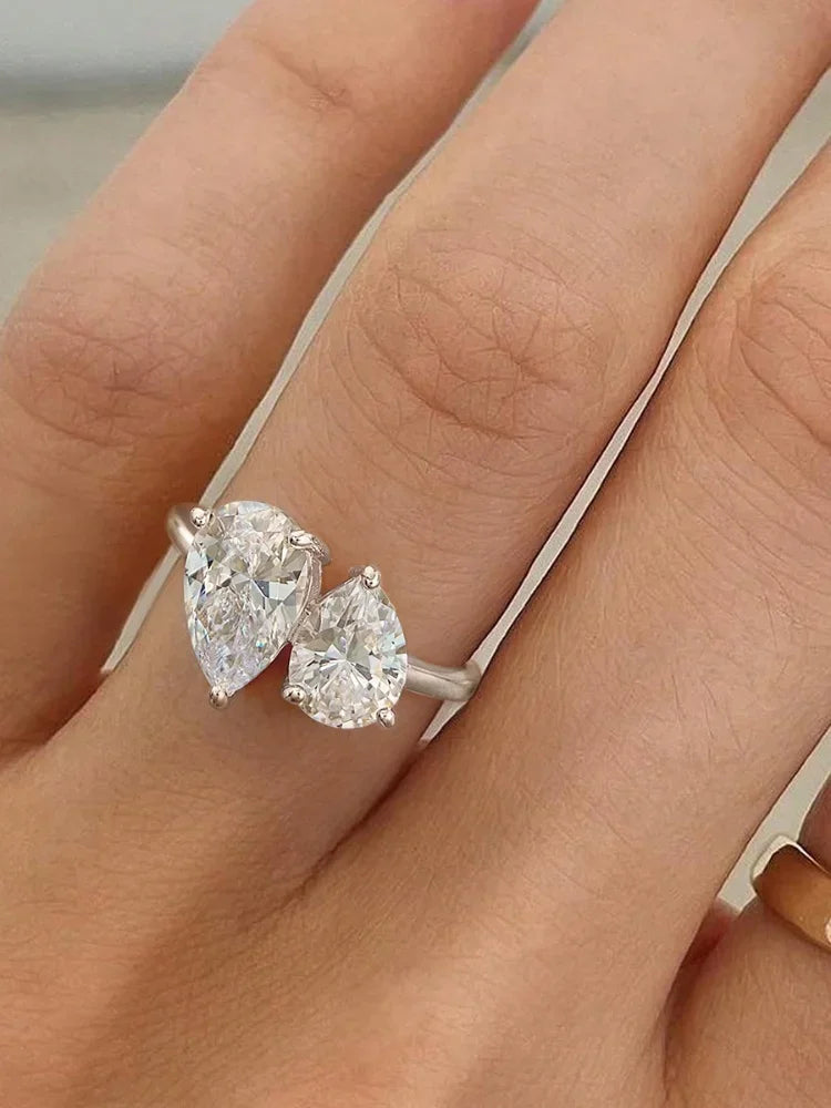 Anillo Clásico de Plata 925 con Circonita