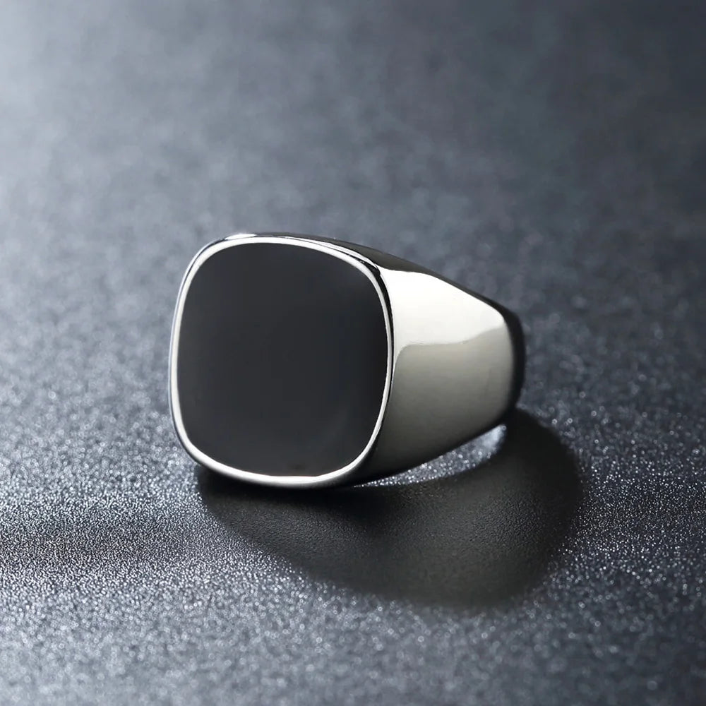 Anillo Sello Punk de Acero 316L