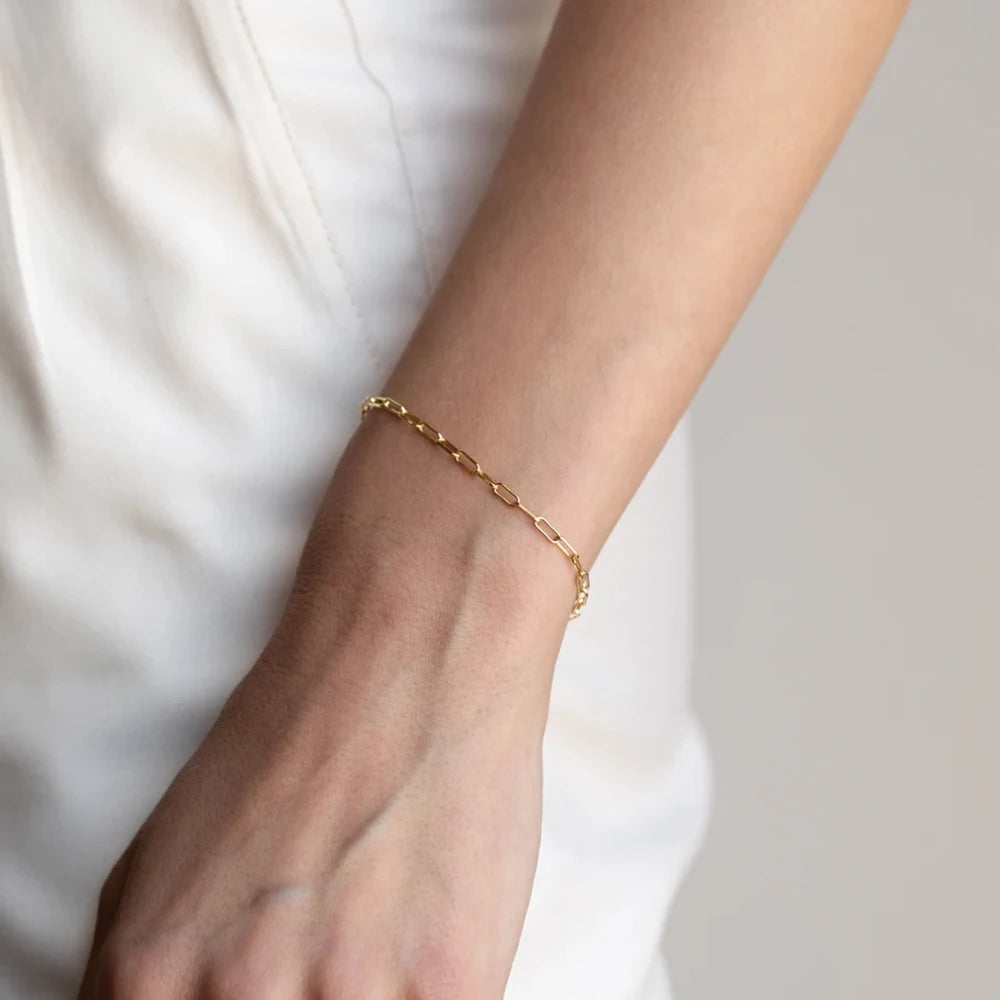 Pulsera Minimalista de Cadena de Acero