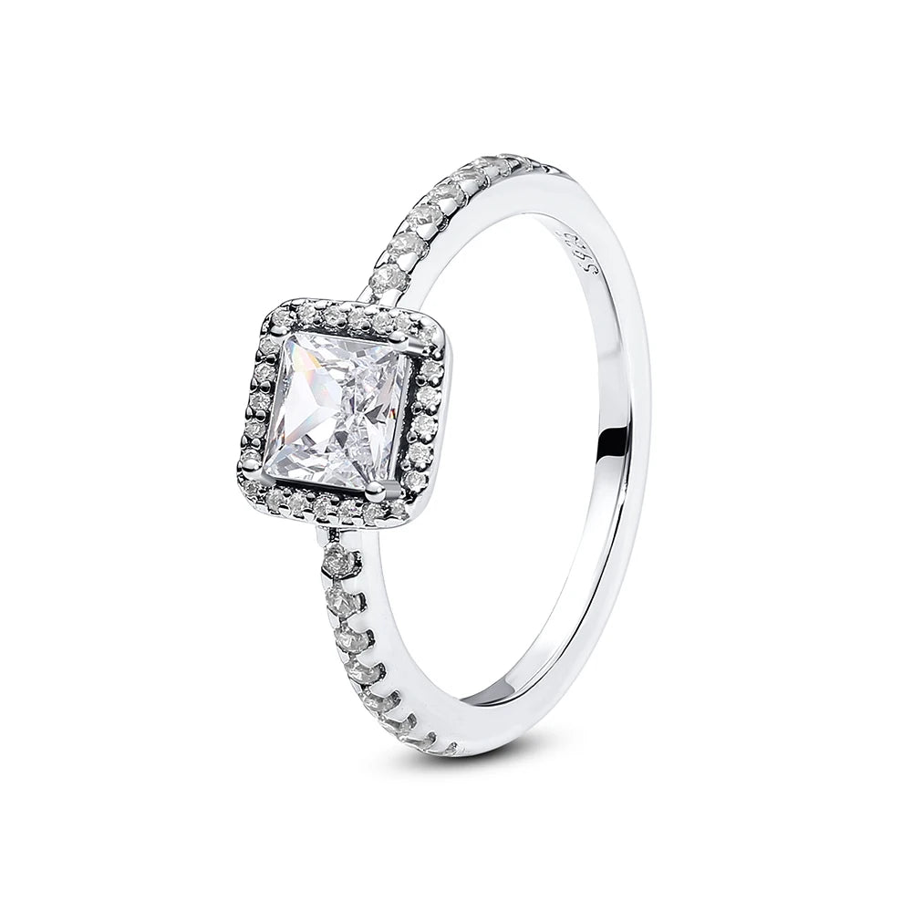 Anillo de Plata 925 con Corazón y Corona