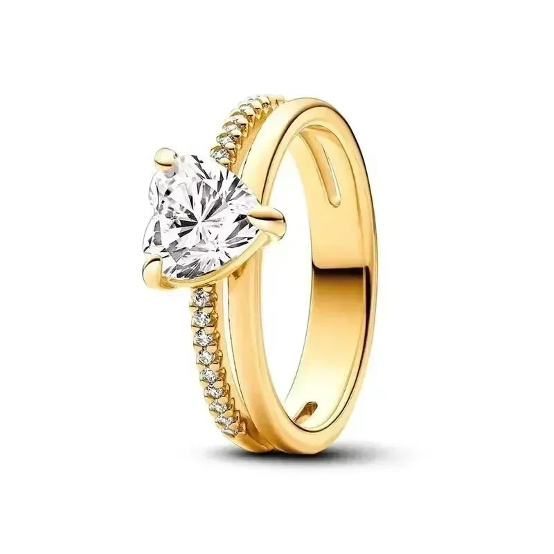Anillo de Plata 925 con Corona de Corazón