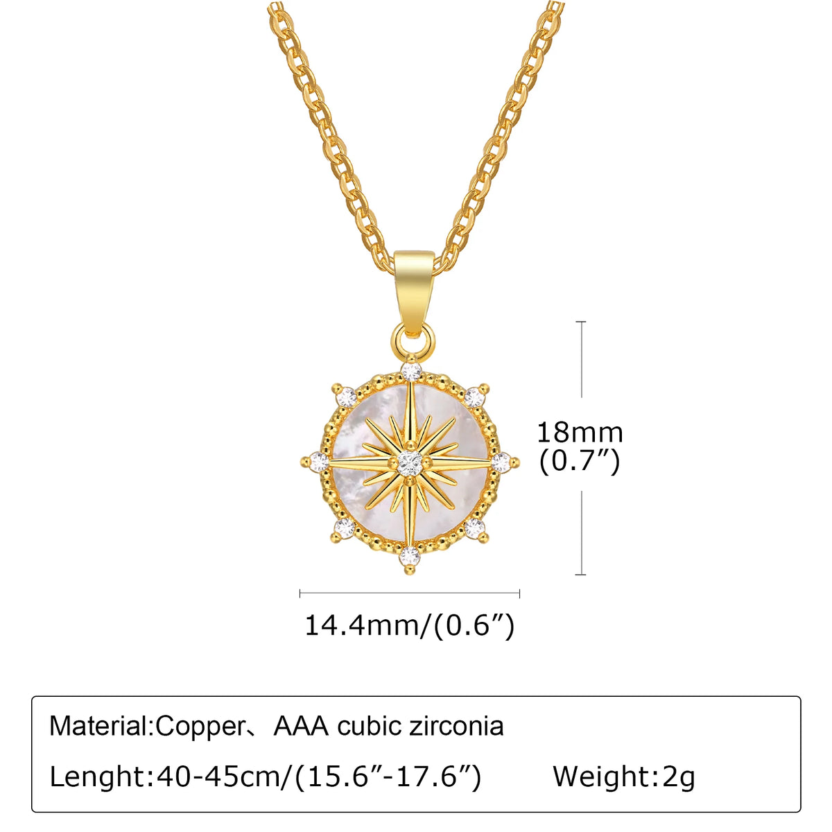 Collar Dorado de Acero con Girasol