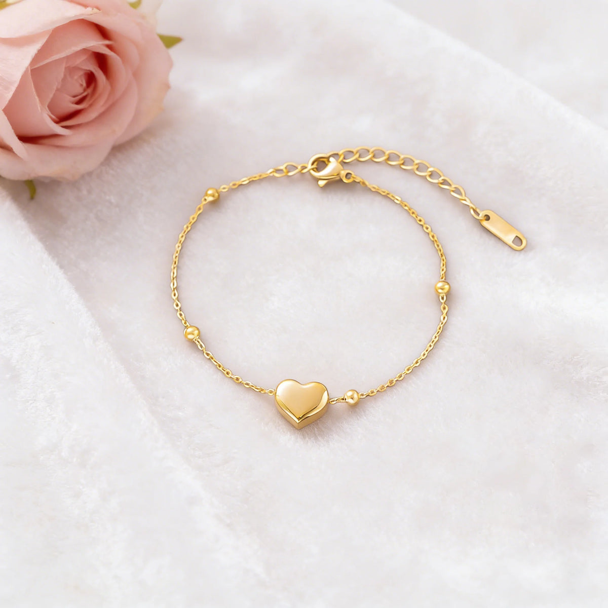 Pulsera Dorada de Acero con Números Romanos