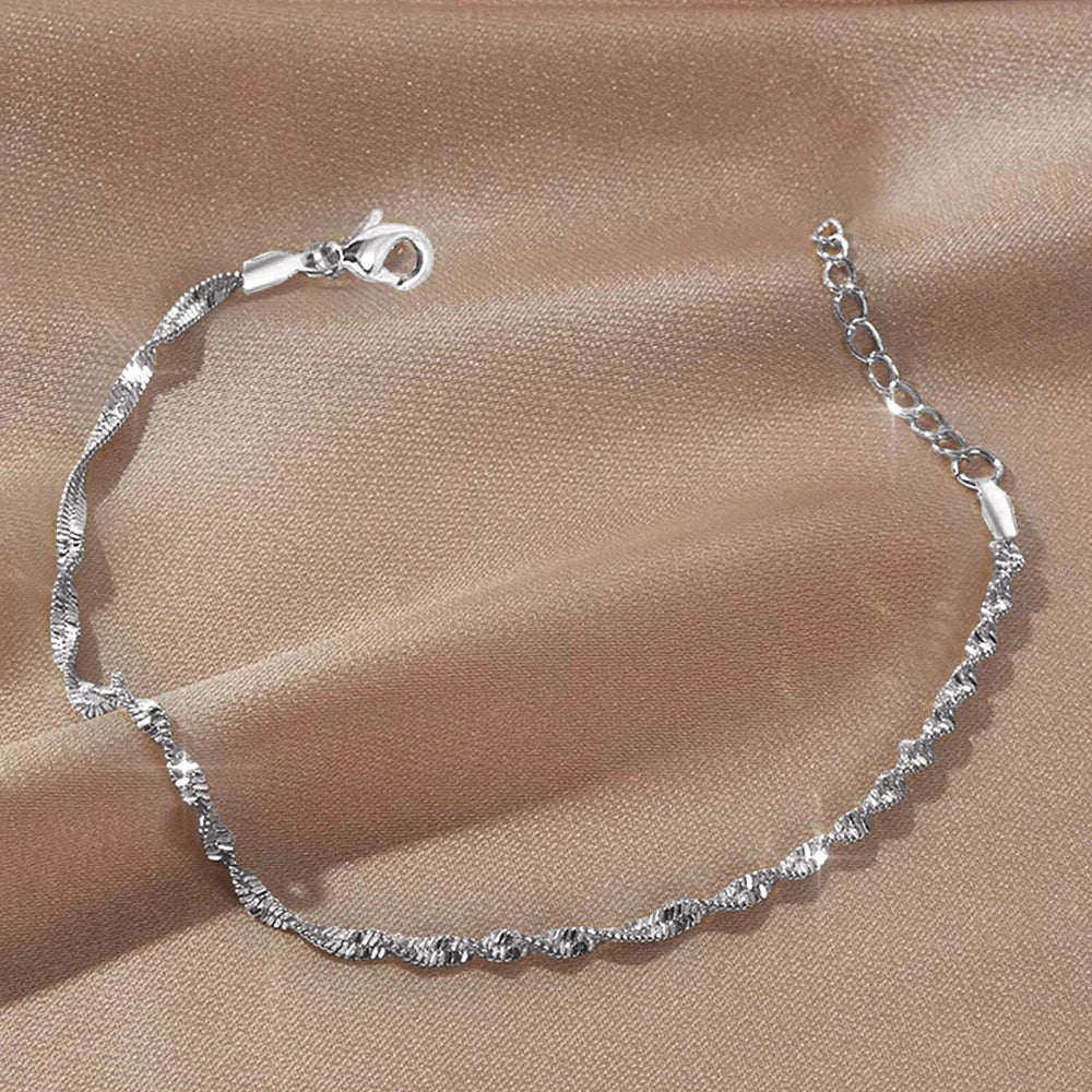 Pulsera Bohemia de Cadena de Acero