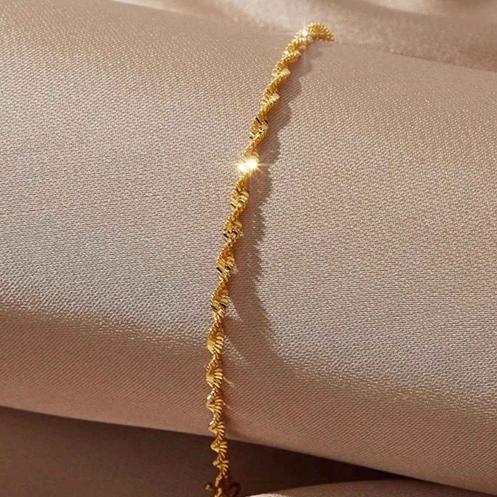 Pulsera Bohemia de Cadena de Acero