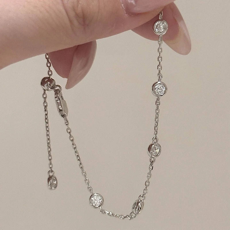Pulsera Delicada de Plata 925 con Circón AAA