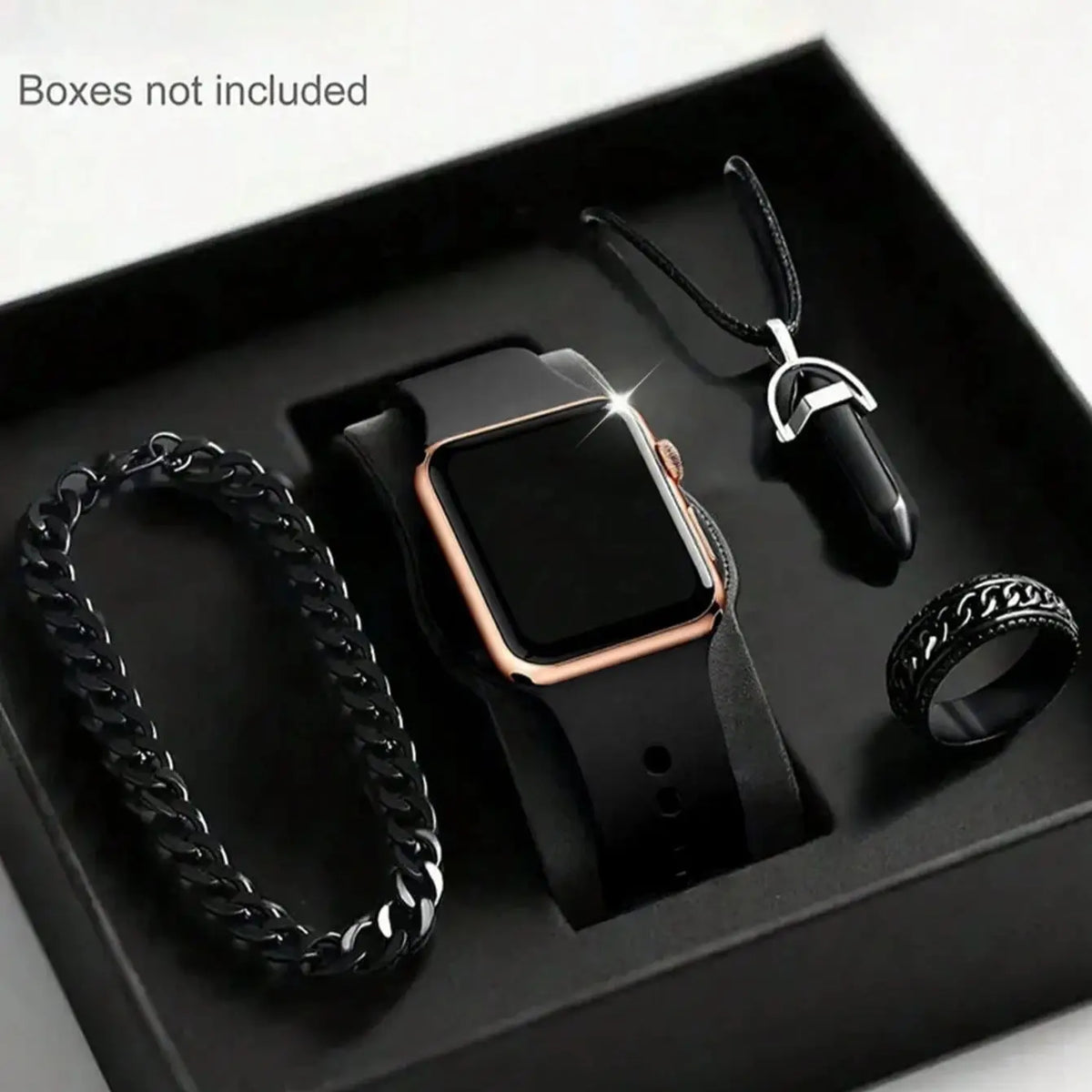 Reloj LED Cuadrado con Conjunto de Joyería