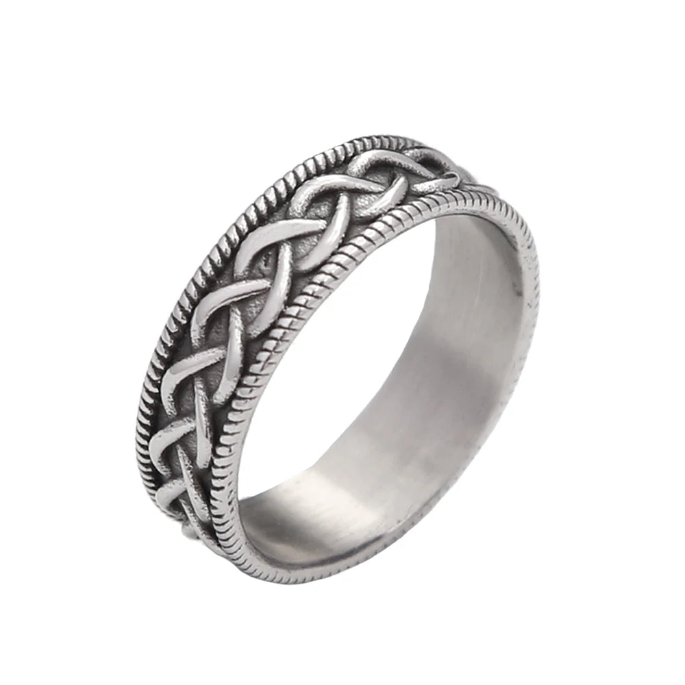 Anillo Sello Punk de Acero 316L