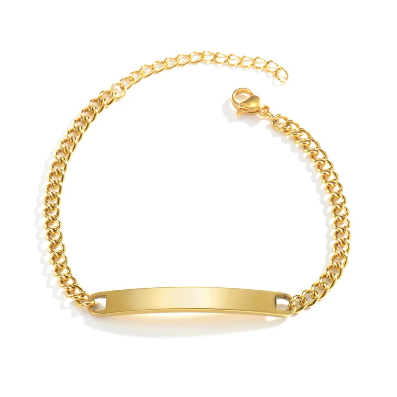 Pulsera Grabada con Nombre y Fecha