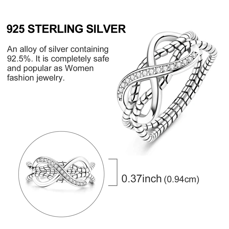 Anillo de Plata 925 con Circonitas
