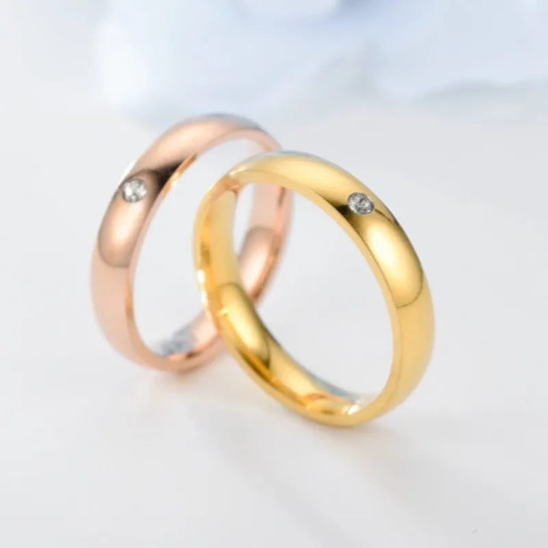 Anillo de Acero Estilo Anime de 4 mm