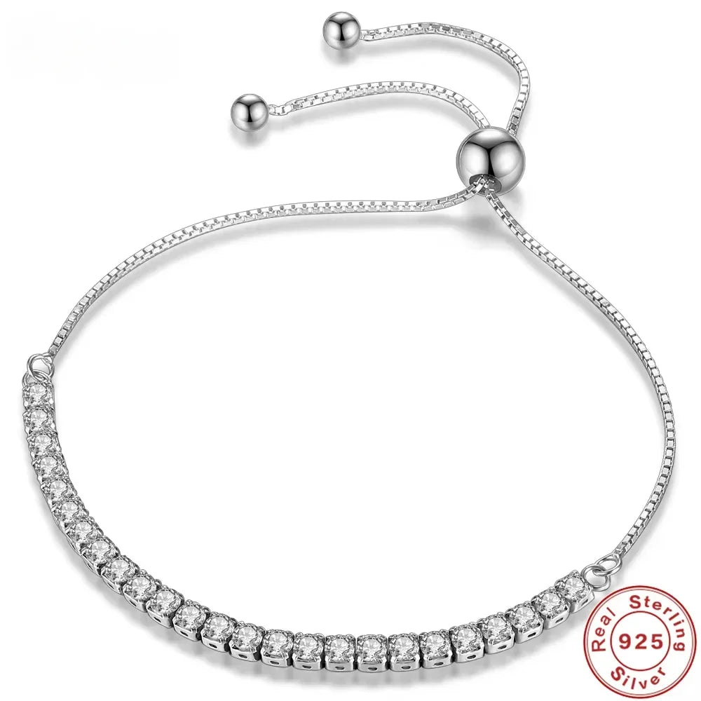 Pulsera Tennis de Plata 925 con Circonitas