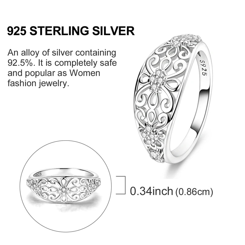 Anillo de Plata 925 con Circonitas