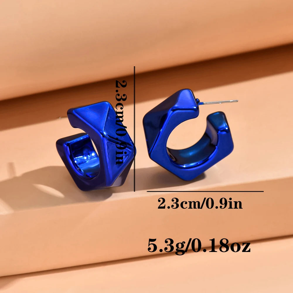 Pendientes Geométricos Brutalistas