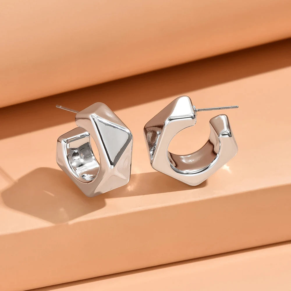 Pendientes Geométricos Brutalistas