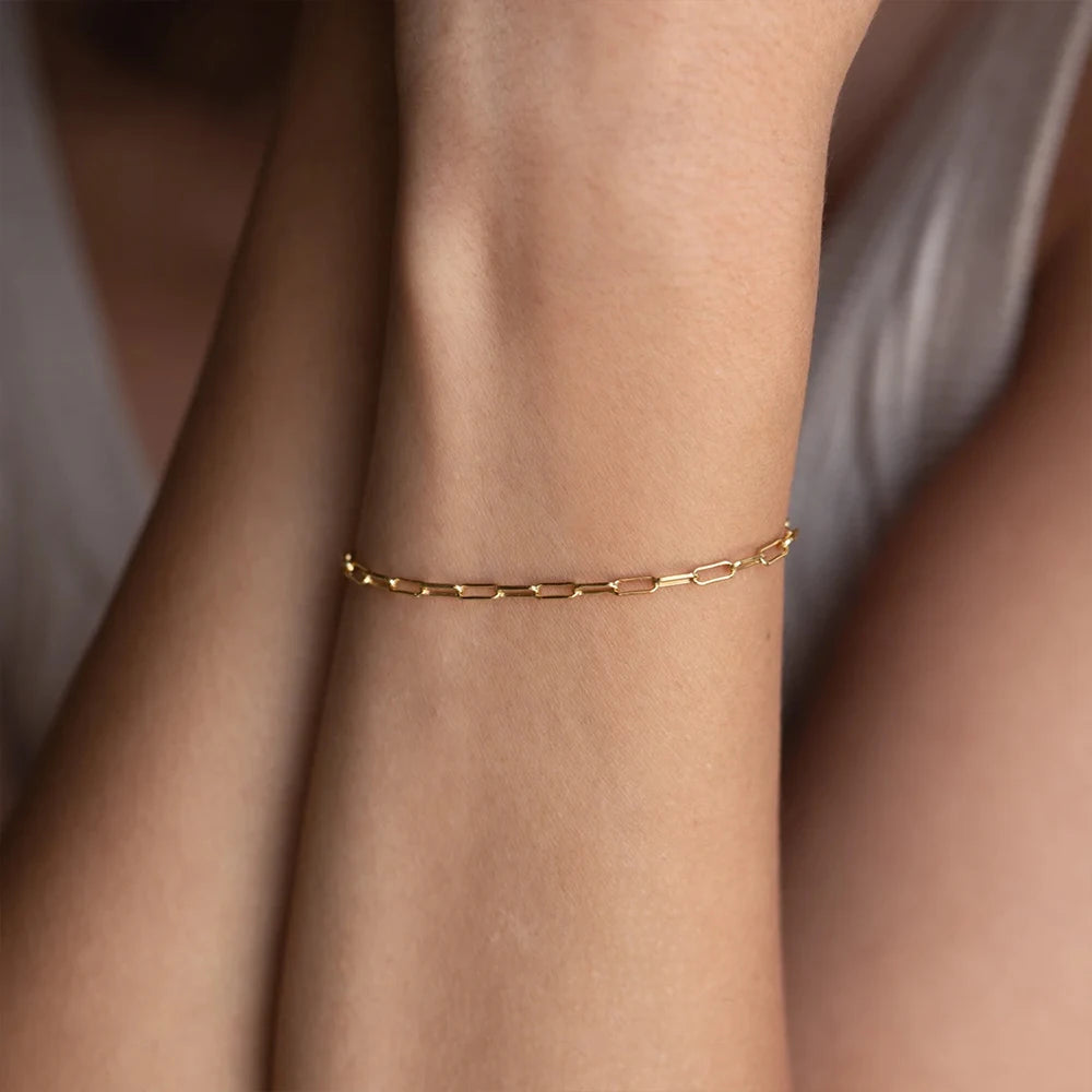 Pulsera Minimalista de Cadena de Acero