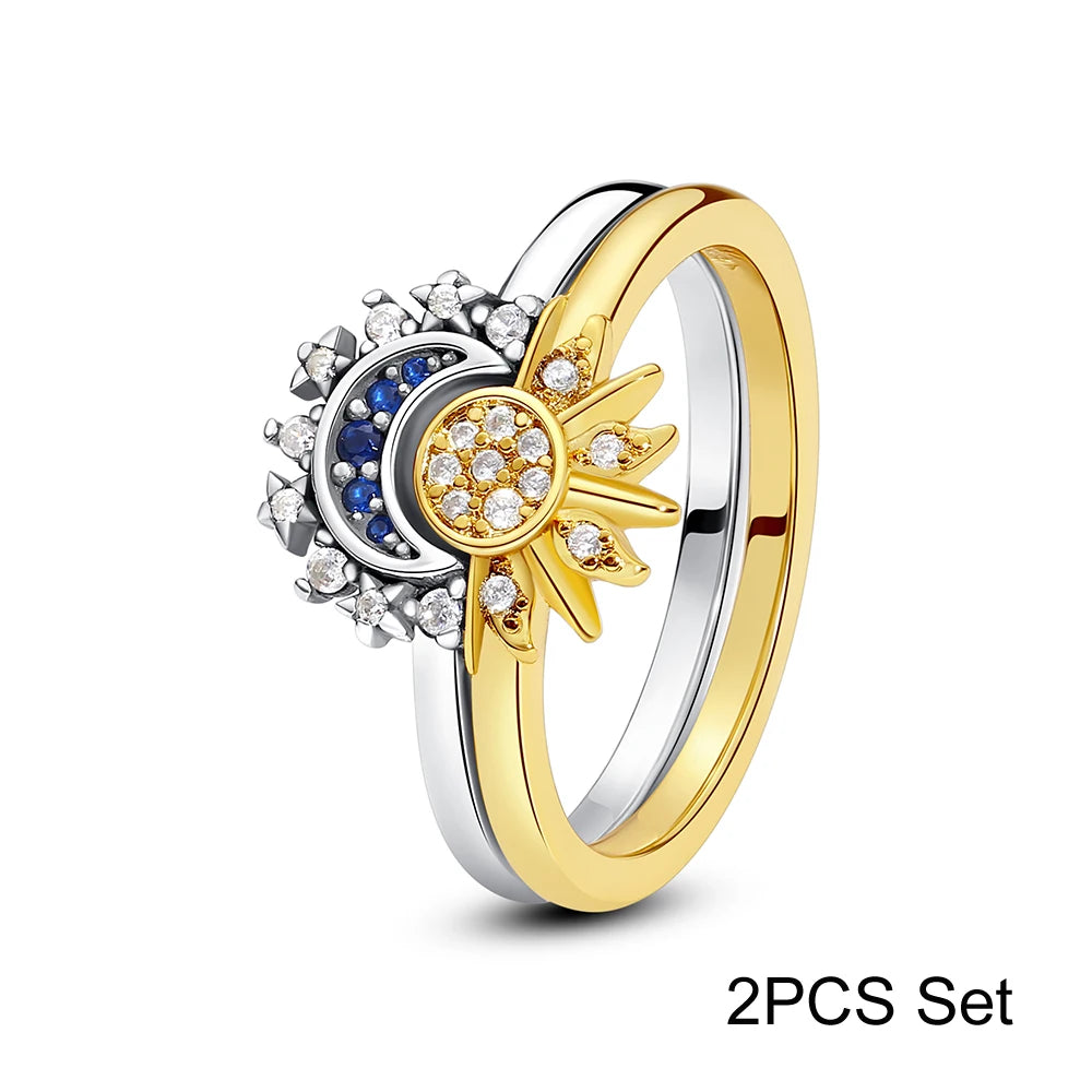 Anillo de Plata 925 con Corazón y Corona