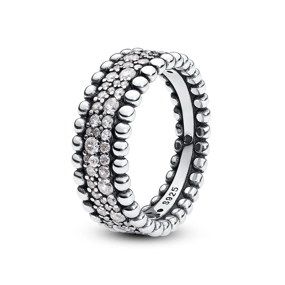 Anillo de Plata 925 con Corazón y Corona