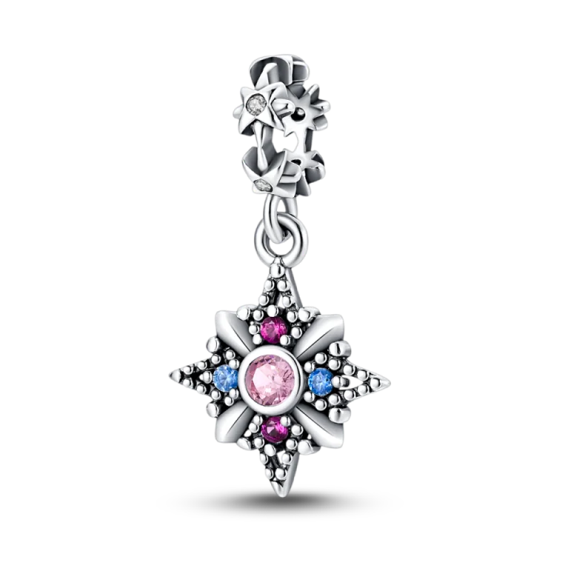 Charm de Plata 925 con Flor Guardiana