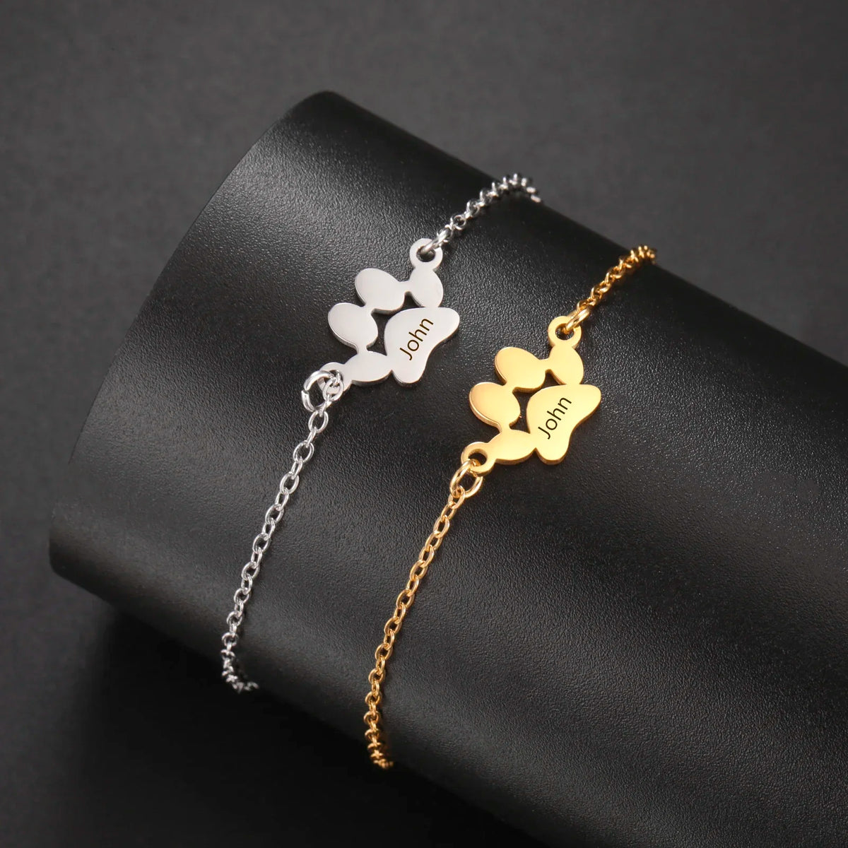 Pulsera Personalizada con Huella y Nombre